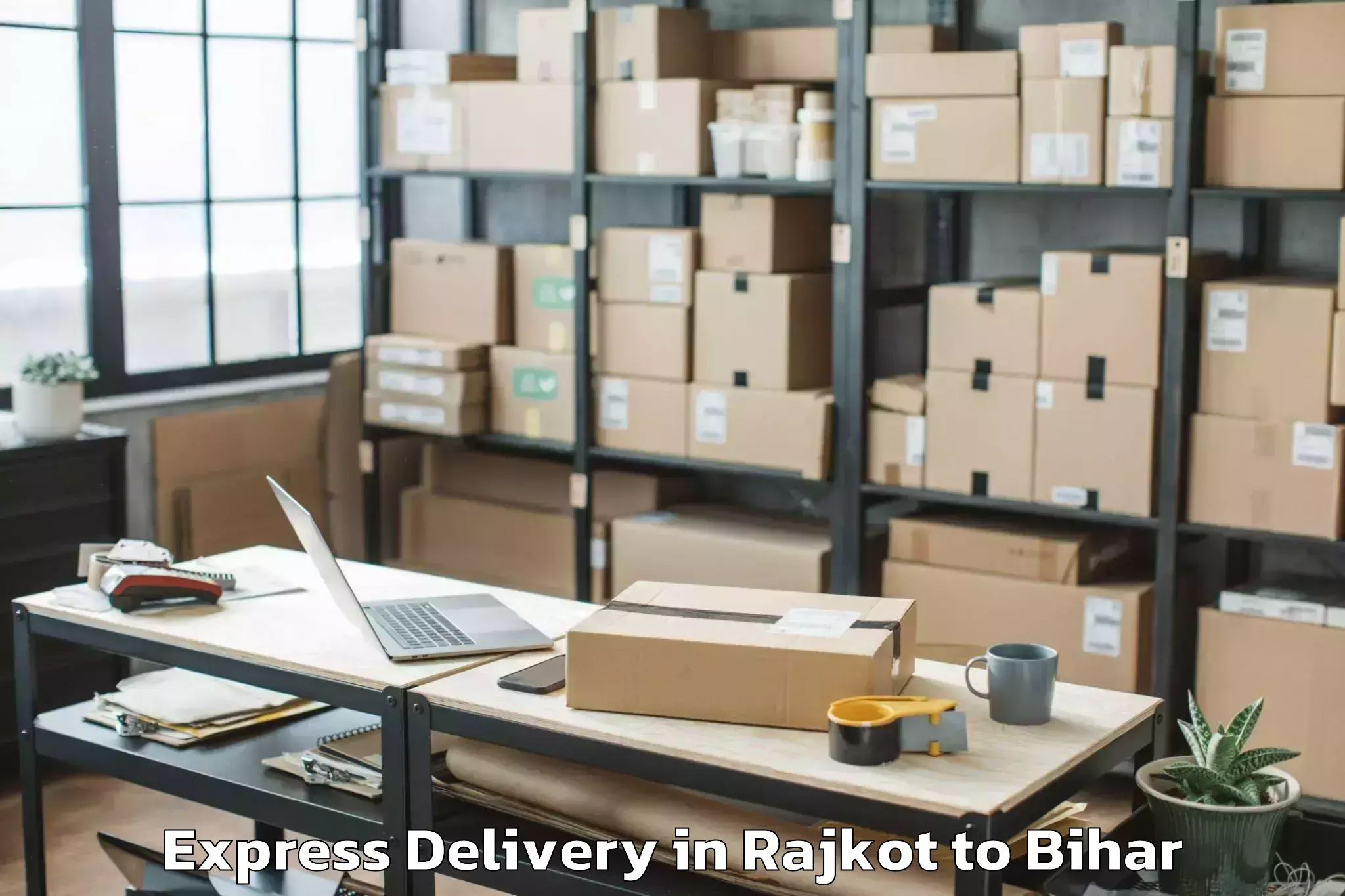 Affordable Rajkot to Beldour Express Delivery